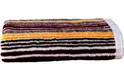 Kingsley Lifestyle Stripe Hand Towel - Sangria